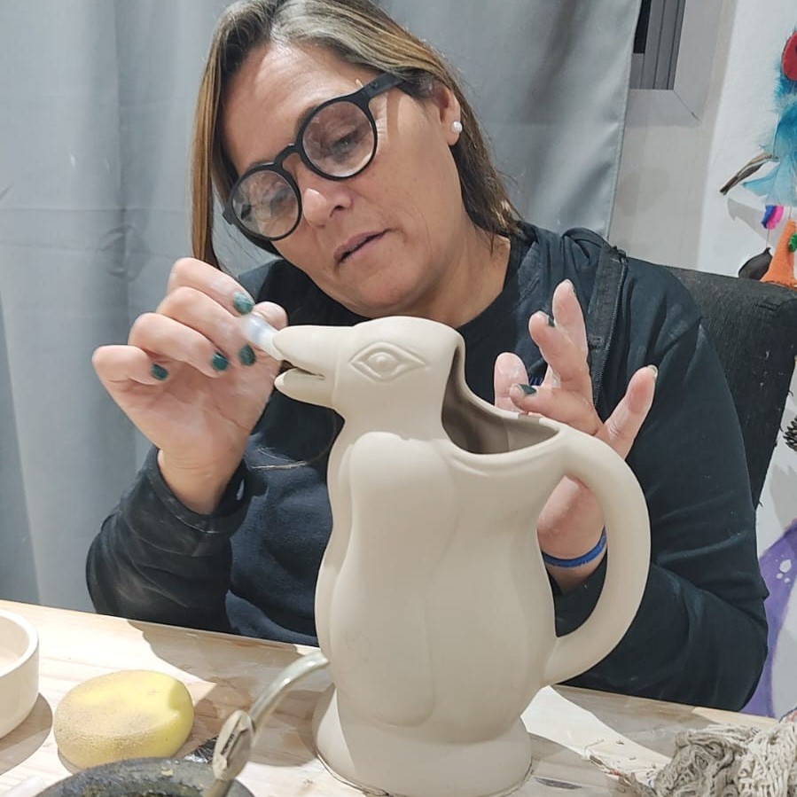 regalo dia del padre, pingüino, jarra 